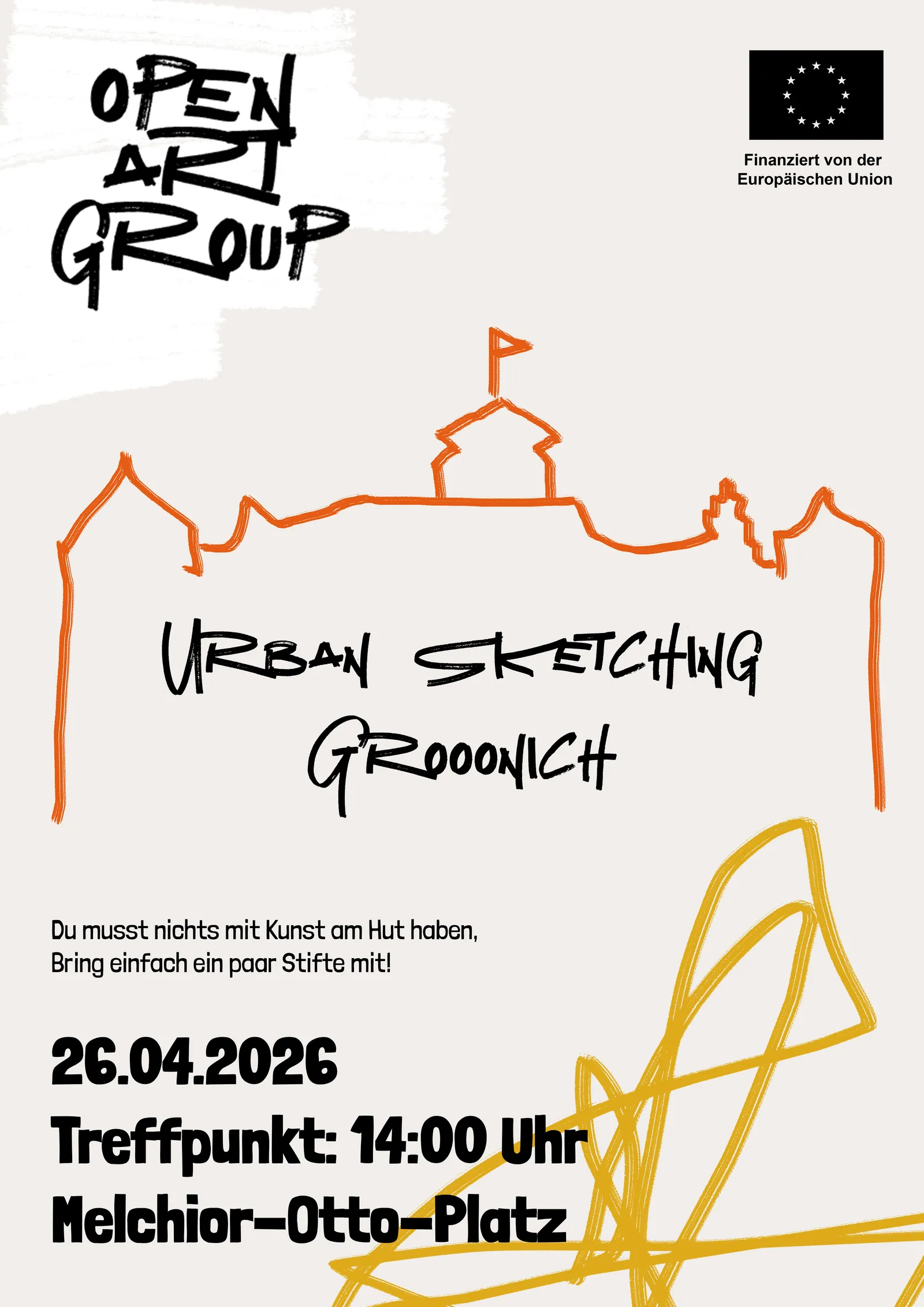 Urban Sketching Plakat